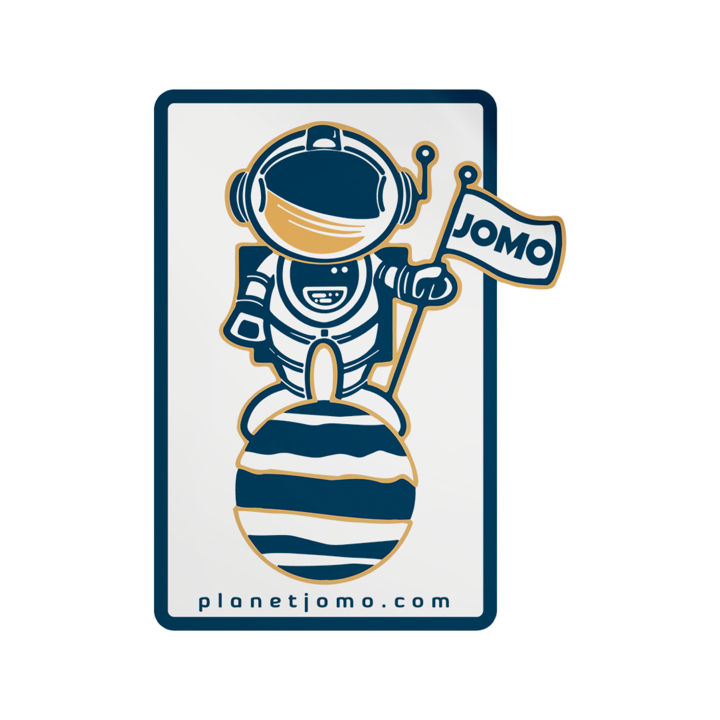 *Holographic* JOMO Planet Sticker